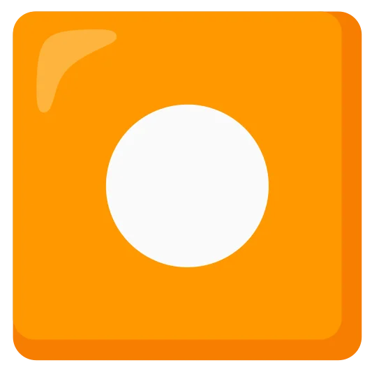 The record button emoji.