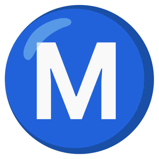 The circled m emoji.