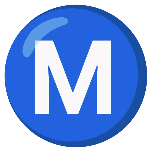 The circled m emoji.