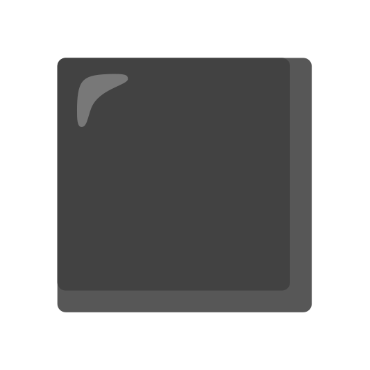 The black medium square emoji.