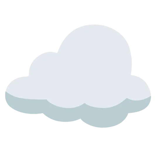 The cloud emoji.
