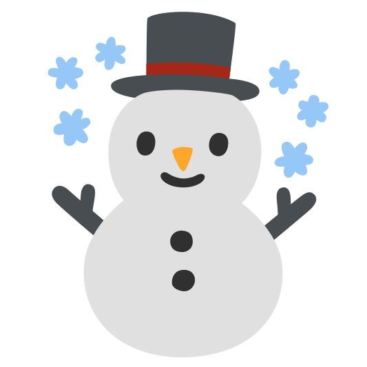 The snowman emoji.