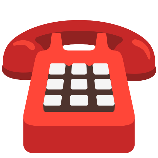 The telephone emoji.