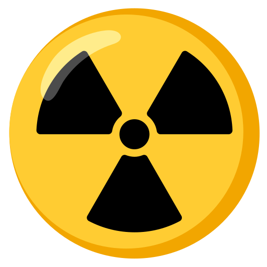 The radioactive emoji.