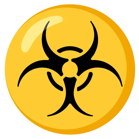 The biohazard emoji.