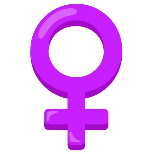 The female sign emoji.