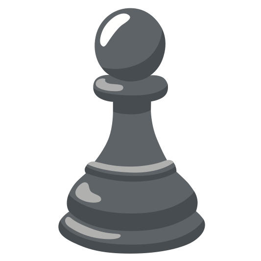 The chess pawn emoji.