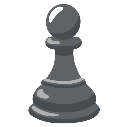 The chess pawn emoji.