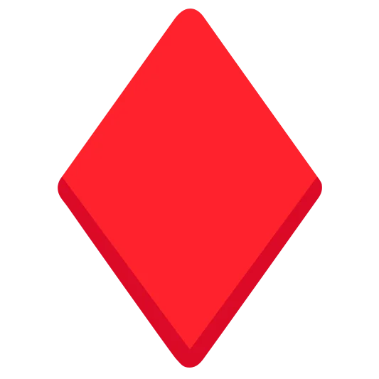 The diamond suit emoji.