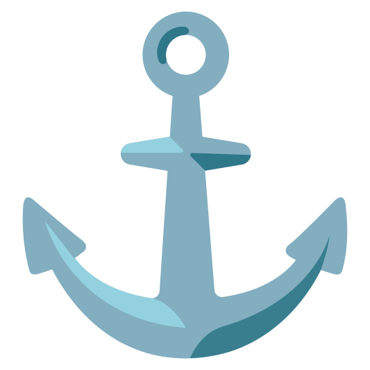 The anchor emoji.