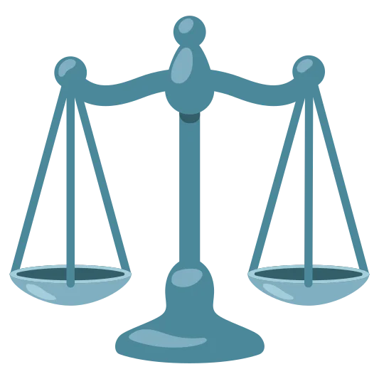 The balance scale emoji.