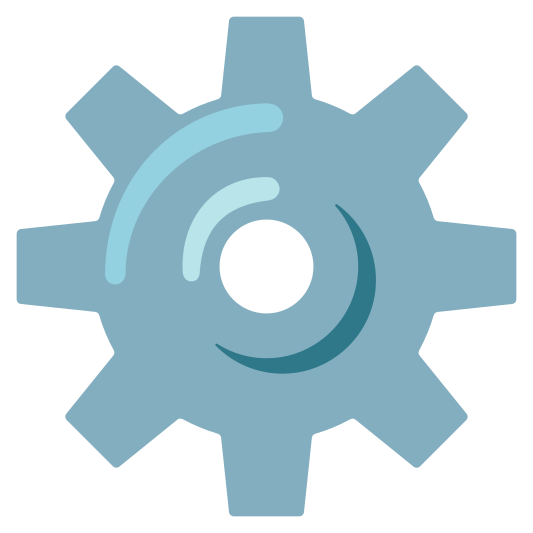 The gear emoji.
