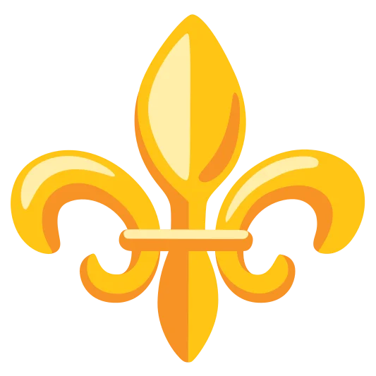 The fleur-de-lis emoji.