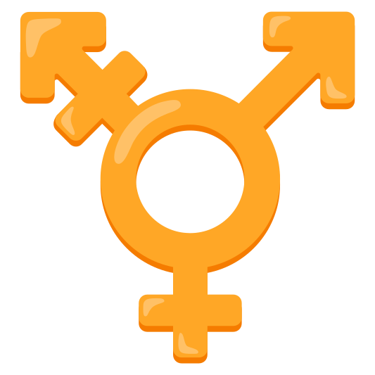 The transgender symbol emoji.