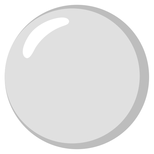 The white circle emoji.