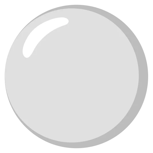 The white circle emoji.