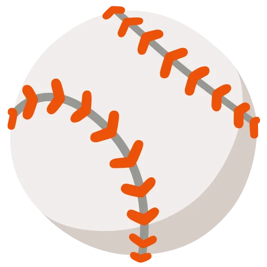 The baseball emoji.