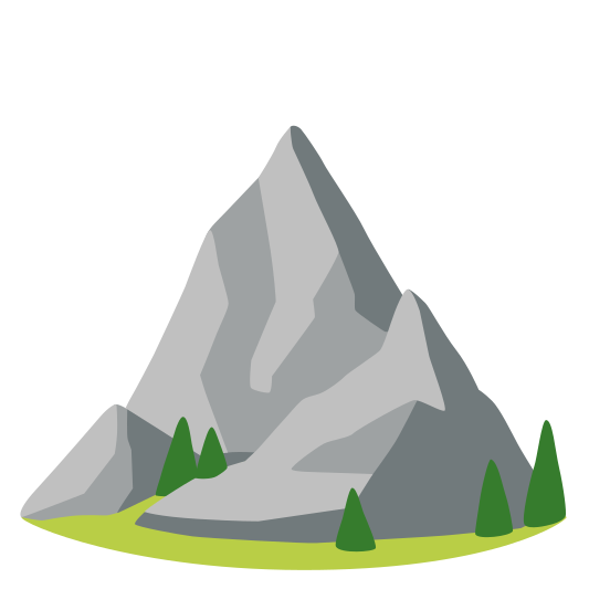 The mountain emoji.