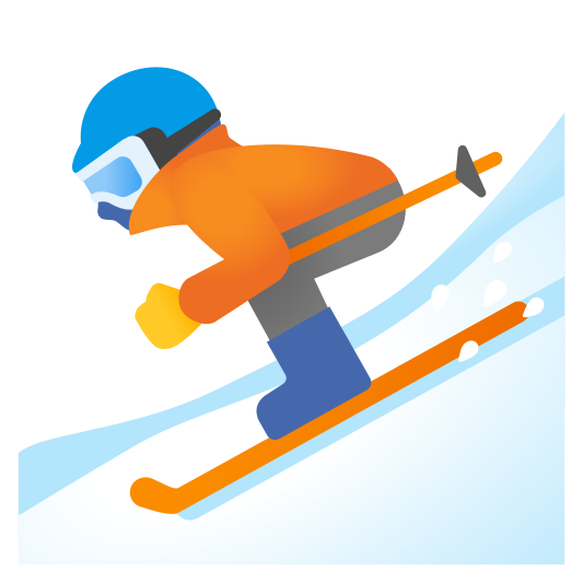 The skier emoji.