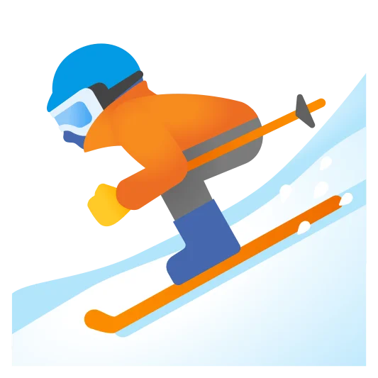 The skier emoji.