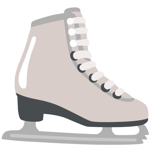 The ice skate emoji.