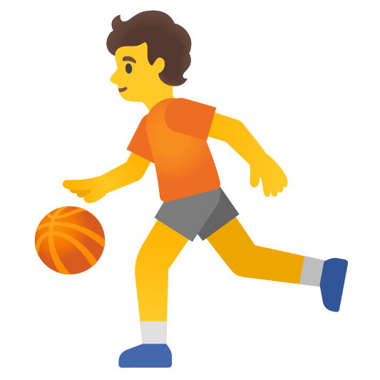 The person bouncing ball emoji.