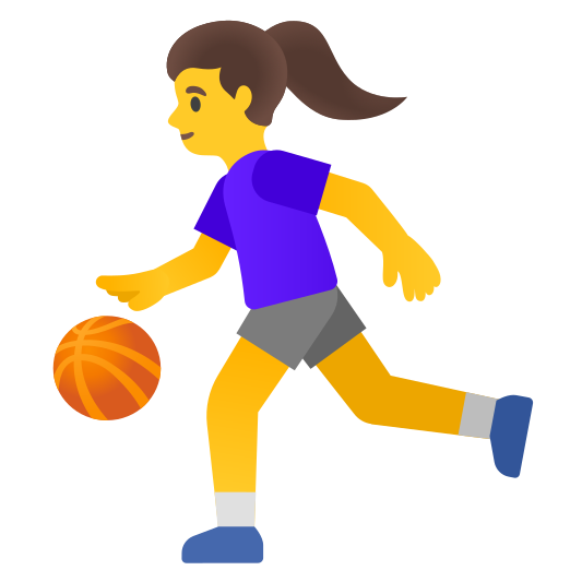 The woman bouncing ball emoji.