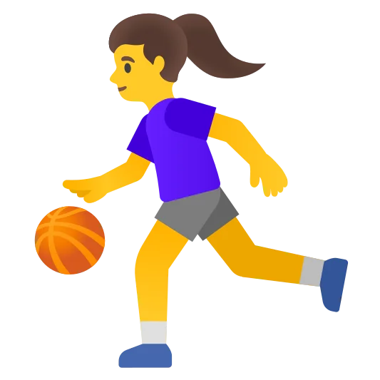 The woman bouncing ball emoji.