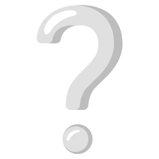 The white question mark emoji.