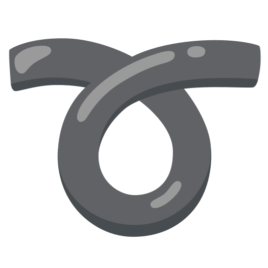 The curly loop emoji.