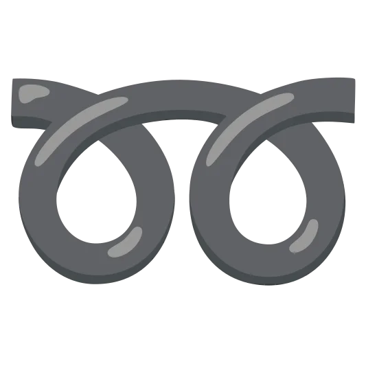 The double curly loop emoji.