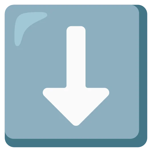 The down arrow emoji.