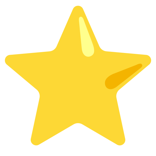 The star emoji.